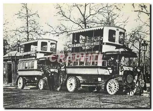 Cartes postales moderne Paris L'An porte de Neuilly la Station d'Autobus