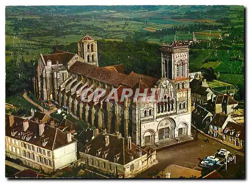 Moderne Karte Vezelay (Yonne) Vue generale de la Basilique