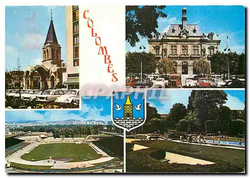 Cartes postales moderne Colombes Le clocher de l'ancienne Eglise St Pierre St Paul la Mairie