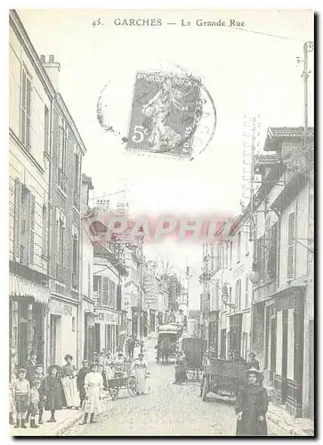 Cartes postales moderne Garche La Grande rue