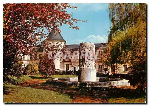 Cartes postales moderne Image de France Clamart La Mairie et la Fontaine