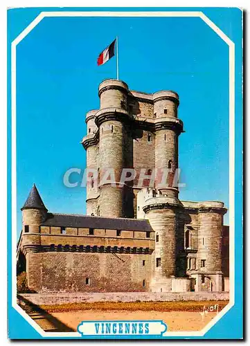 Cartes postales moderne Couleurs et Lumiere de France Vincennes (Val de Marne) Le Chateau de Vincennes