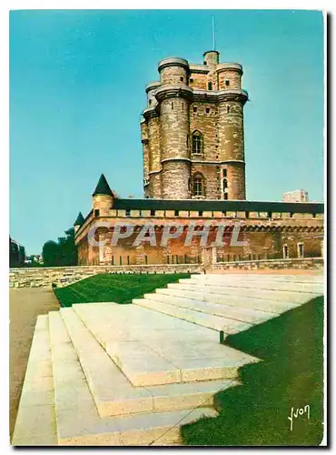 Moderne Karte Couleurs er Lumiere de France chateau de Vincennes (Val de Marne) Le Donjon(XIVe s)