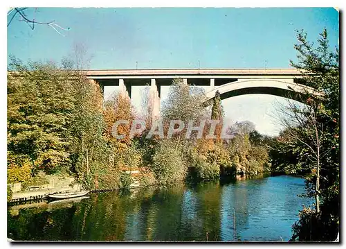 Cartes postales moderne Champigny Nogent S Marne Le Perreux Le viaduc sur la Marne