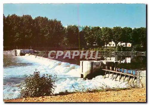 Moderne Karte Images de France Joinville Saint Maur Le barrage sur la Marne