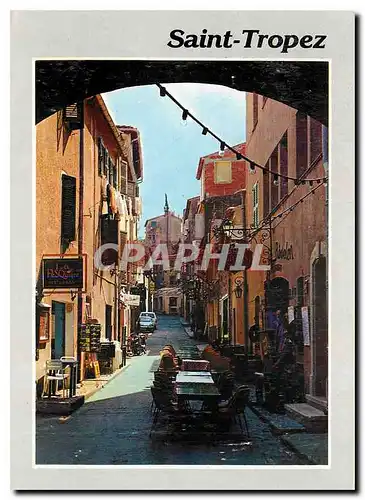 Cartes postales moderne Saint Tropez (Var) Une Vieille rue