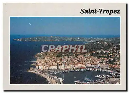 Cartes postales moderne Saint Tropez (Var) vue generale aerienne