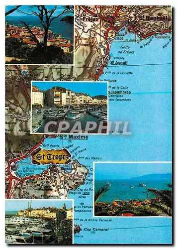 Cartes postales moderne La Cote d'Azur Varoise