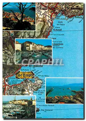 Cartes postales moderne La Cote d'Azur Varoise