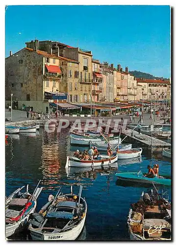 Moderne Karte La Cote d'Azur Varoise Saint Tropez (Var) Le quai Jean Jaures