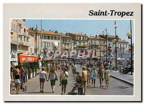 Cartes postales moderne Saint Tropez (Var) Les Quais