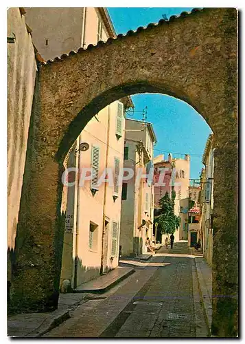 Moderne Karte Saint Tropez (Var) et ses Vieilles rues pittoresques