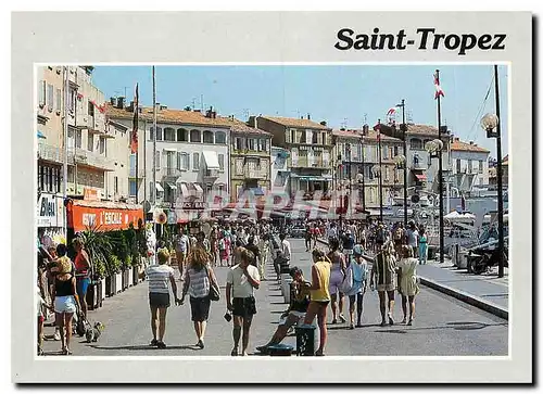 Cartes postales moderne Saint Tropez (Var) les quais