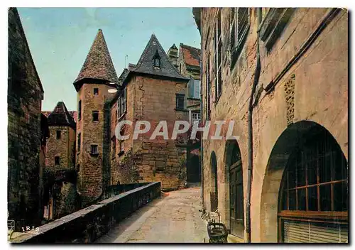 Cartes postales moderne Sarlat (Dordogne) Rue Magnana Hotel Chassaing