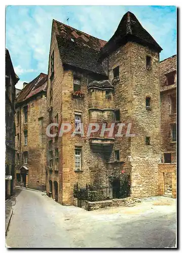 Moderne Karte Sarlat (Dordogne) dans la Cite Mediavale