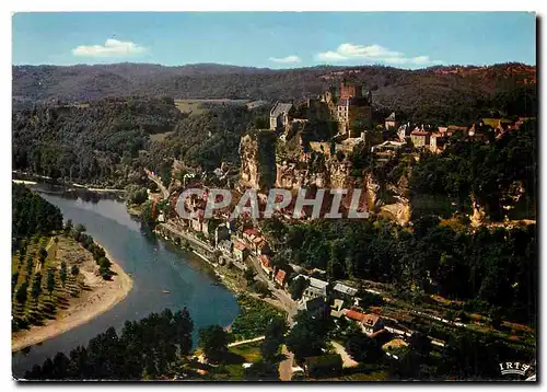 Cartes postales moderne Chateaux en Perigord Vallee de la Dordogne site et chateau de Beynac XIIIe s