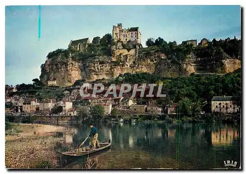 Moderne Karte Vallee de la Dordongne Site et chateau de Beynac