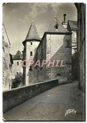 Moderne Karte Sarlat (Dordogne) Vieille Maison du XVe s