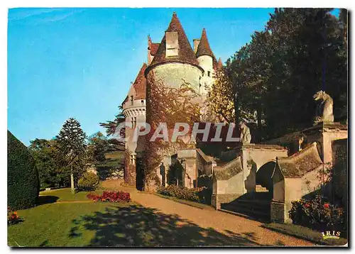 Cartes postales moderne Images de France Chateaux de la Dordogne Les Milandes Chateau eleve a la fin de l'epoque gothiqu