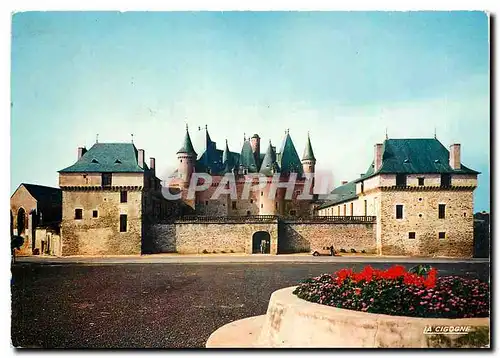 Moderne Karte Chateaux de la Dordogne Le Chateau de Jumihac le Grand