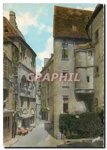 Cartes postales moderne Sarlat (Dordogne) La rue des Consils ancien Hotel Labrousse (XVIIes)