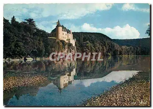 Cartes postales moderne Le Lot Pittoresque environs de Souillac Le Chateau de la Treyne au bord de la Dordogne