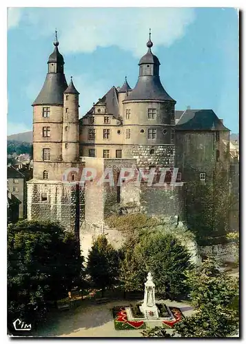 Moderne Karte Montbeliard (Doubs) Facade orientale de l'ancien chateau des comtes