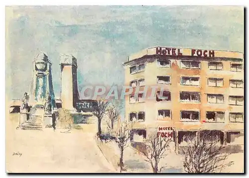 Cartes postales moderne Besancon Hotel Foch Avenue Foch Gare Viotte