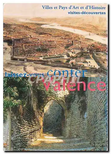 Moderne Karte Valence ville d'Art et d'Histoire visites decouvertes