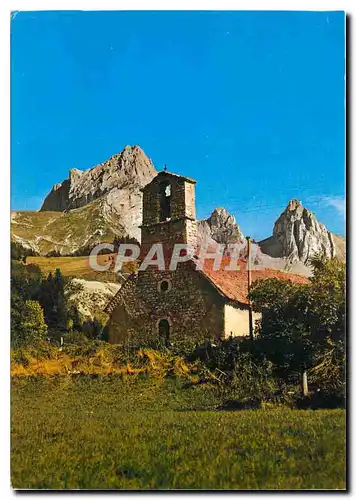 Cartes postales moderne Lus la Croix Haute (Drome) Alt 1050 m La Chapelle de la Jarjatte et les Aiguille