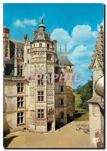 Moderne Karte Chateau de Meillant (Cher) Route Jacques Coeur Tour du Lion