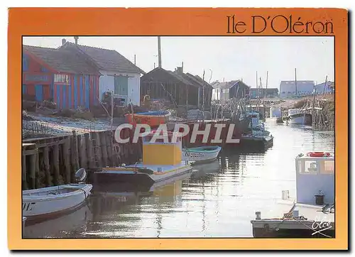 Cartes postales moderne Oleron la Lumineuse Chenal ostreicole