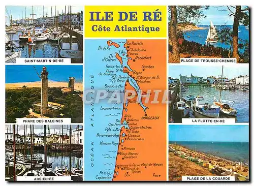 Cartes postales moderne Ile de Re (Charente Maritime) Vue du Ciel par Alain Percecal