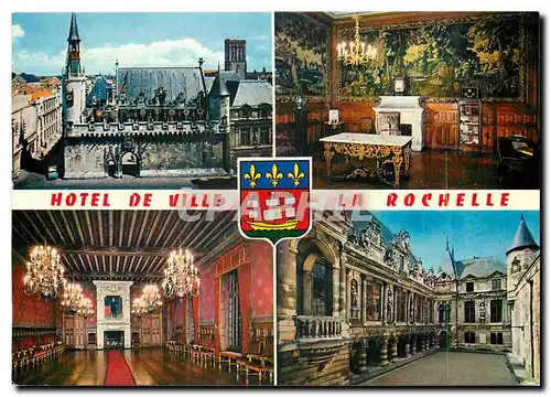 Moderne Karte En Aunis La Rochelle (Charente Maritime) Hotel de Vile (XVIe s)