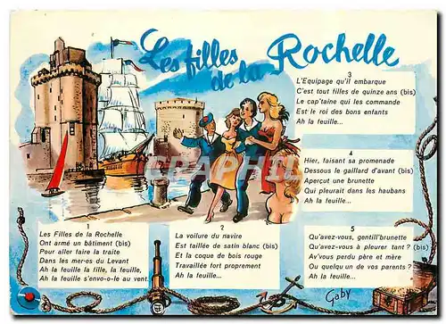 Cartes postales moderne Les Filles de la rochelle