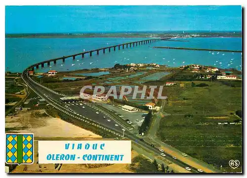 Cartes postales moderne Pont d'Oleron (CH Mmes) Le plus long viaduc de France