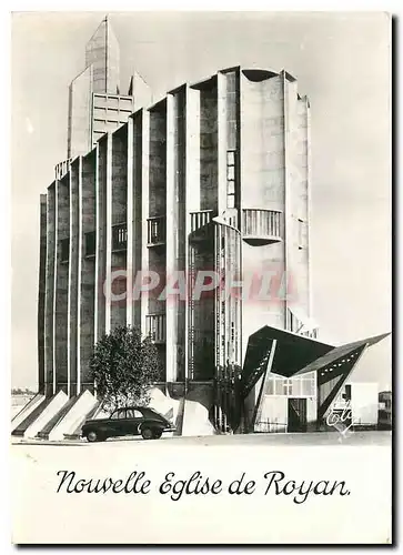Cartes postales moderne Royan La Nouvelle Eglise La Porte d'Entree Automobile