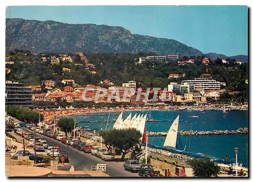 Moderne Karte La Cote d'Azur Le Lavandou La Plage