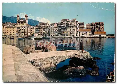 Moderne Karte Charme et Couleurs de la Corse Le vieux Port de Bastia