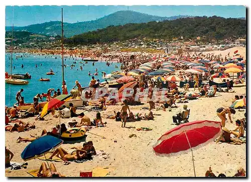 Cartes postales moderne La Cote des Maures Bormes les Mimosas (Var) La Plage de la Faviere