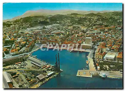 Moderne Karte Lumiere et Beaute de la Cote d'Azur La Seyne sur Mer Vue aerienne