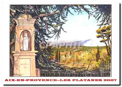 Cartes postales moderne Aix en Provence les Platanes