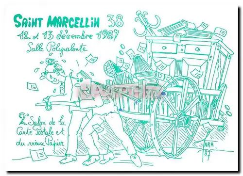 Moderne Karte Saint Marcellin Salon Carte Postale