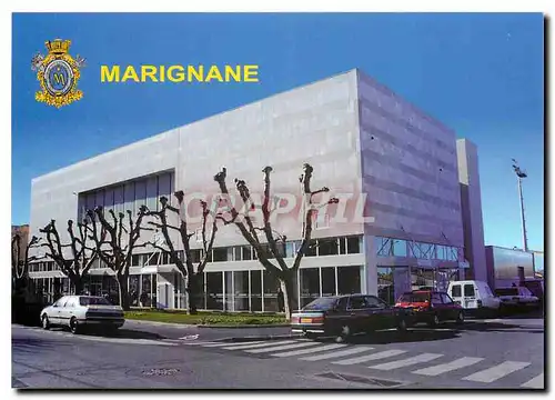 Moderne Karte Marignane (Bouche du Rhone) Espace culturel Saint Expery Inaugura le 17 janv 2004