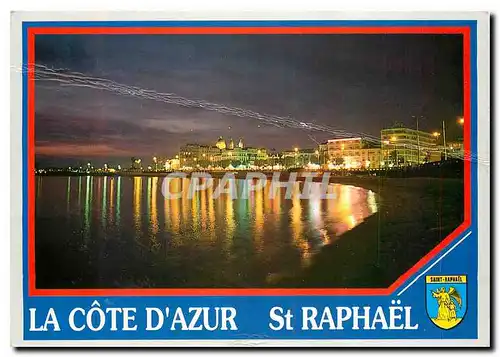 Moderne Karte La Cote d'Azur St Raphael