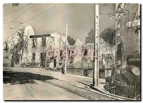 Moderne Karte Oradour sur Glane (Hte Vienne) Detruit le 10 juin 1944