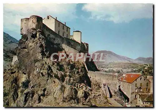 Cartes postales moderne Charmes et Couleurs de la Corse Corte La Citadelle et la Vieille Ville