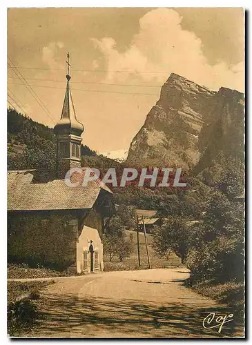 Cartes postales moderne Env de Samoens Eglise du Berouze et le Criou (2225 m)