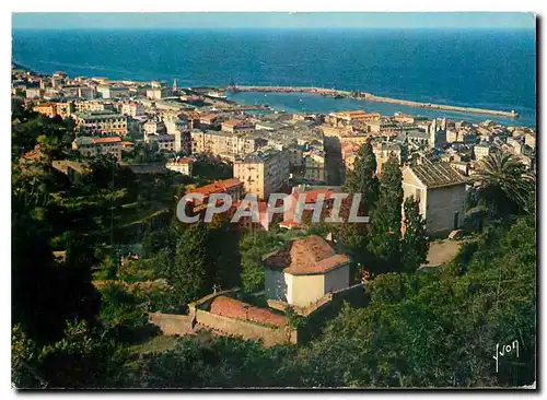 Cartes postales moderne Couleurs et Lumiere de France La Corse oasis de Beaute Bastia vue generale