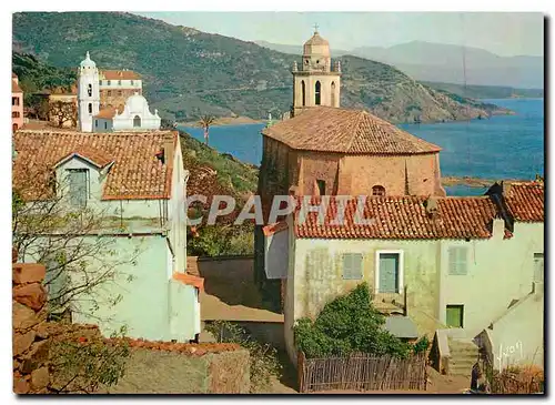 Moderne Karte Couleurs et Lumiere de France La Corse oasis de Beaute Cargese petit village greco Corse dans un